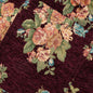 Deja Vu Woven Floral Shorts - Maroon