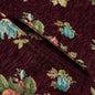 Deja Vu Woven Floral Shorts - Maroon
