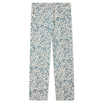 Eclipse Cheetah Beach Pant - Cream/Blue