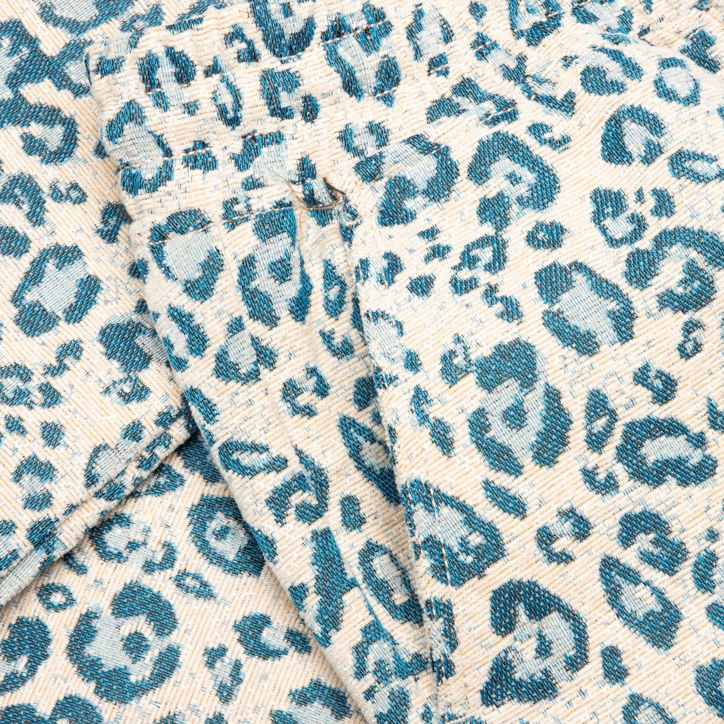 Eclipse Cheetah Beach Pant - Cream/Blue