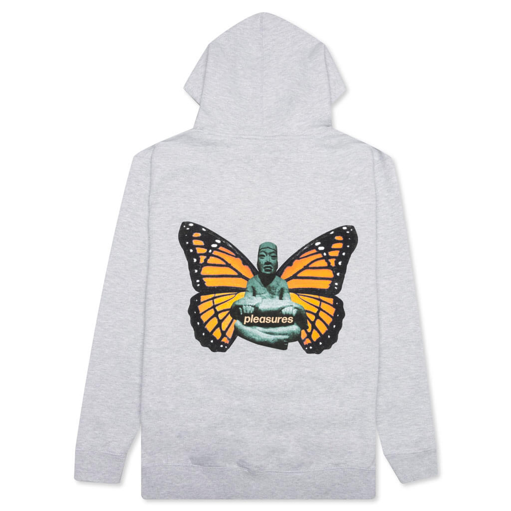 Meditate Hoodie - Heather Grey