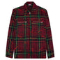 Nocturnal Woven Work Jacket - Dark Red