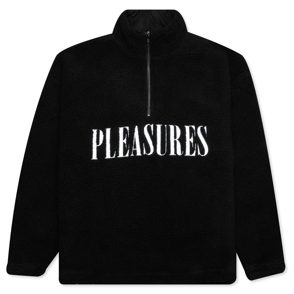 Prayer Quarter Zip Sherpa - Black