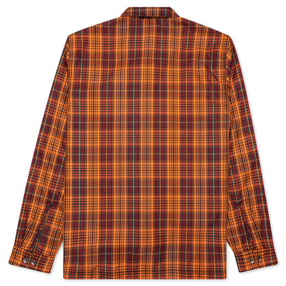 Shade Plaid Work Shirt - Orange