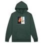 PLEASURES x New Order Republic Premium Hoodie - Alpine Green