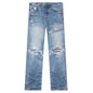 Pleated Denim Straight MX1 Jean - Honeycomb Indigo