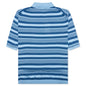 Mixed Striped Polo Shirt - Azure