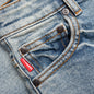 Kids Pow Jean Shorts - Blue Chocolate