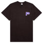 Block "P" S/S Tee - Chocolate