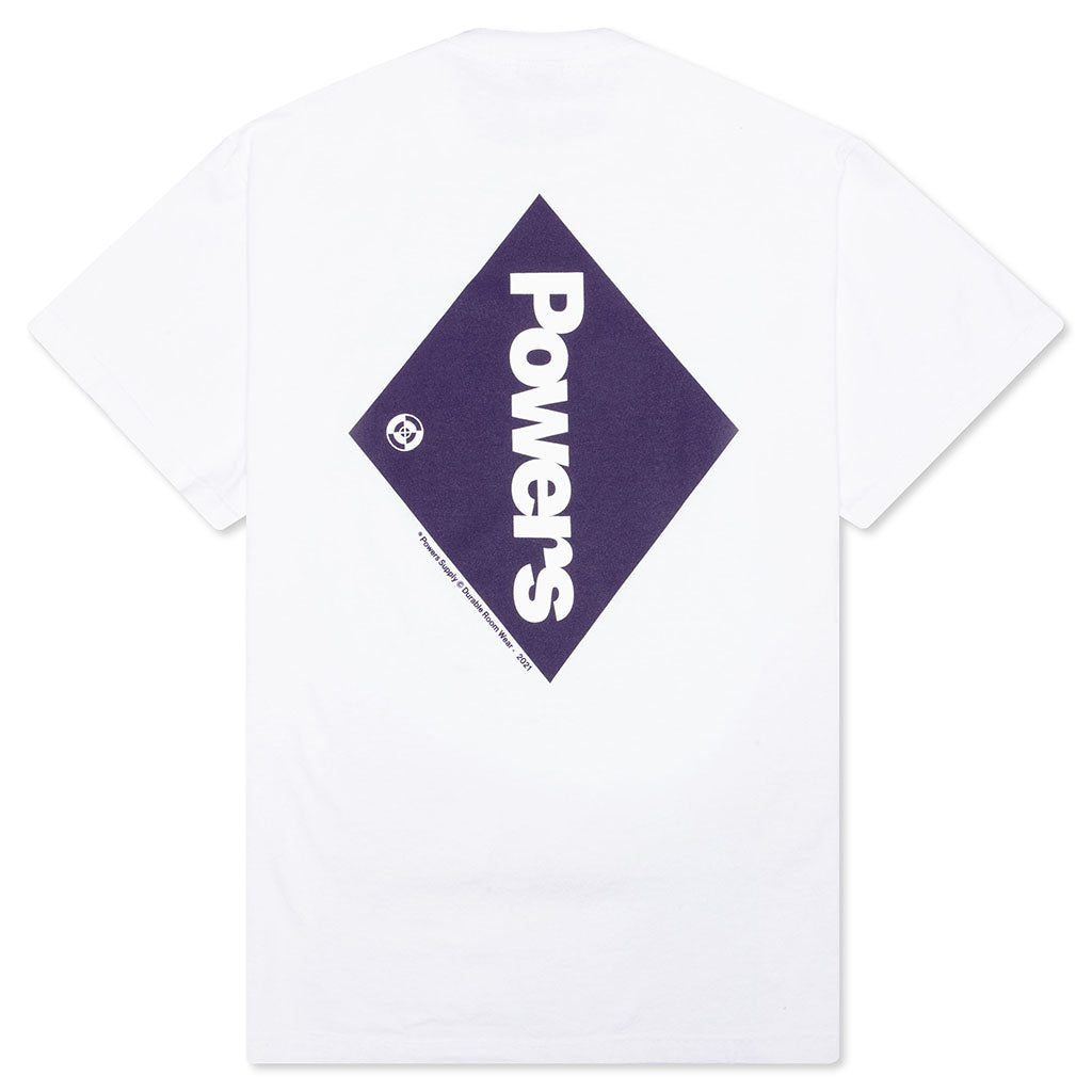 Diamond Logo S/S Tee - White