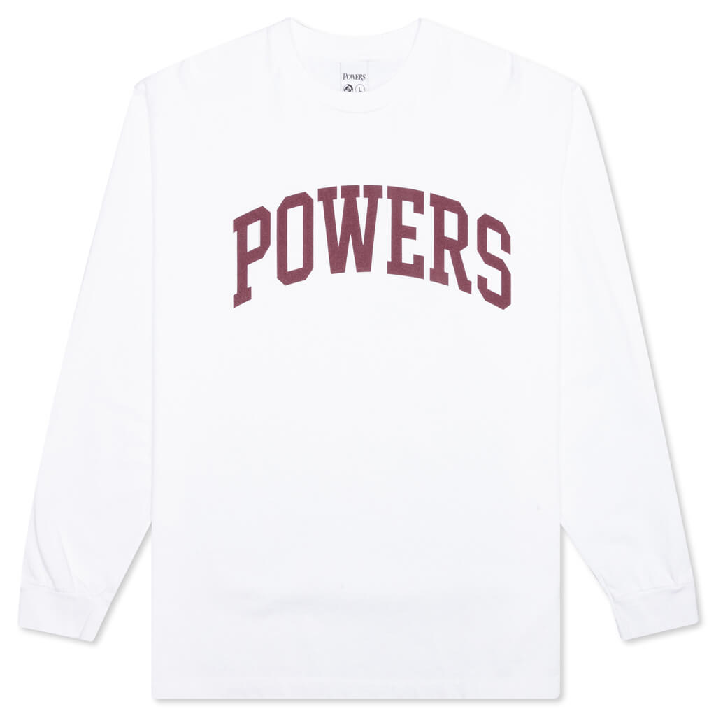 Arch L/S Tee - White