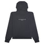 Printed Felpa Slim Fit Hoodie - Charcoal