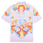 Printed Swim Open Collar Shirt - Psychedelic Nirvana