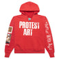 Protest Art Hoodie - Red