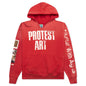 Protest Art Hoodie - Red