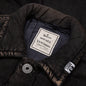 Puffer Denim Jacket - Black
