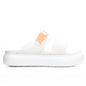 Women's Suede Mayu Sandal - White/Nimbus Cloud/Fizzy Melon