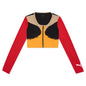Women's Unity Crop Top - Black/Urban Red