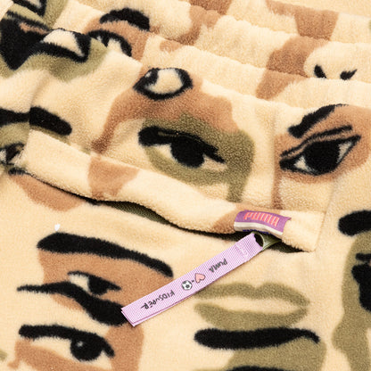 Puma x KidSuper Studios AOP Fleece Pants - Khaki