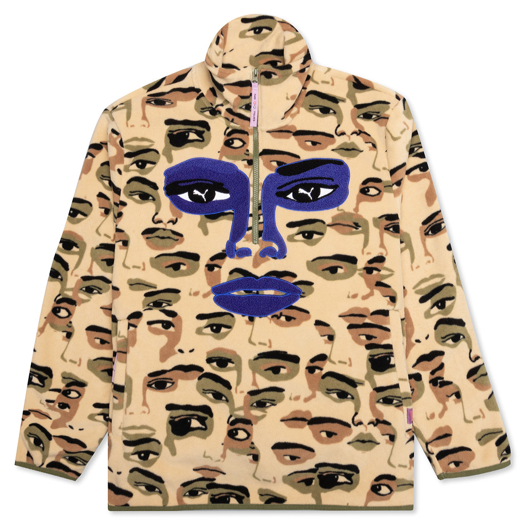 Puma x KidSuper Studios AOP Fleece Jacket - Khaki