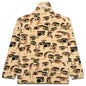 Puma x KidSuper Studios AOP Fleece Jacket - Khaki