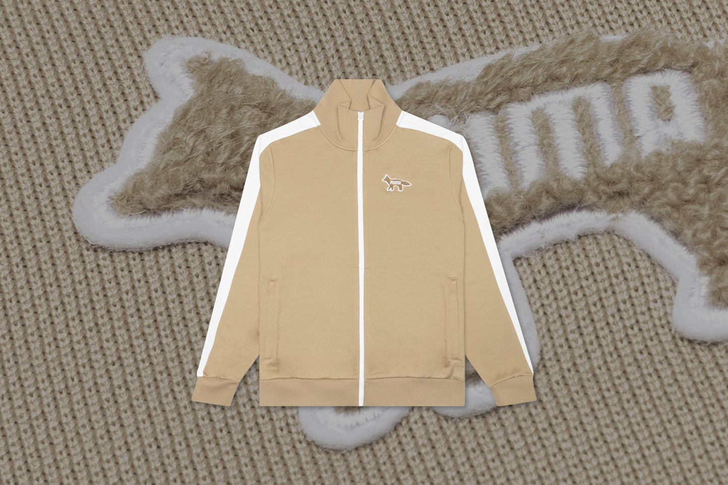 Puma x Maison Kitsune T7 Track Top - Khaki