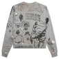 Pumping Iron Crewneck Sweatshirt - Heather Grey
