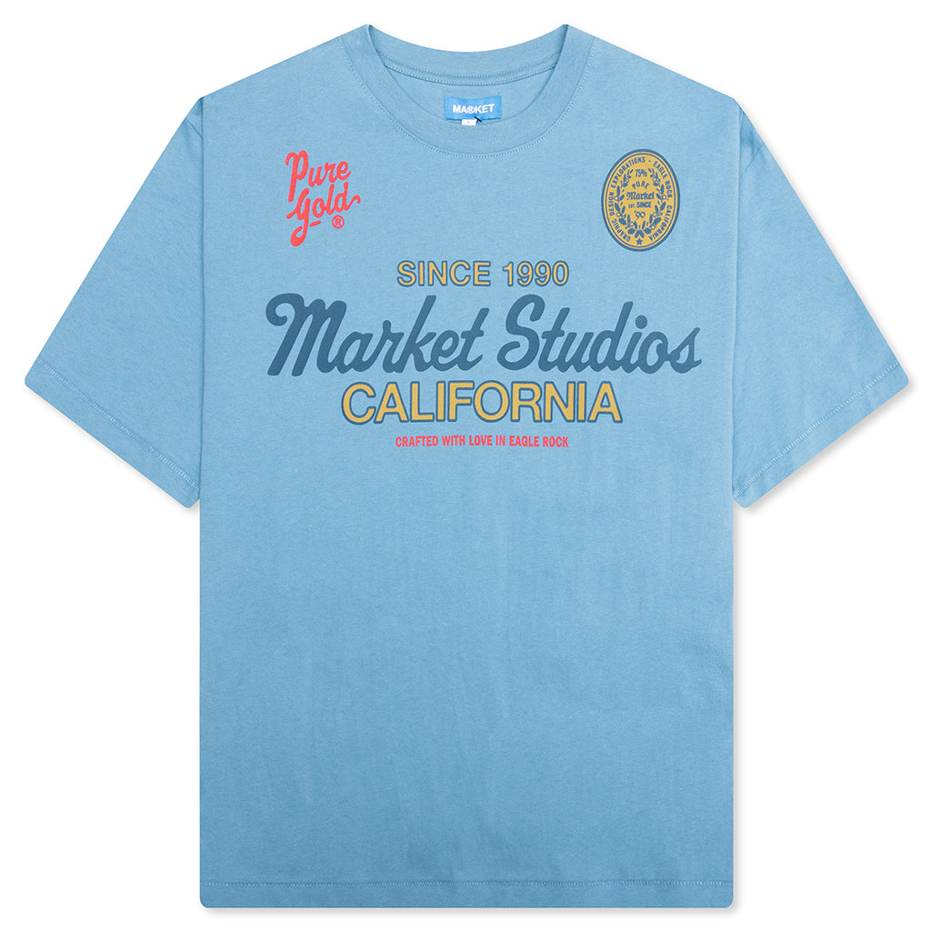 Pure Gold T-Shirt - Sky Blue