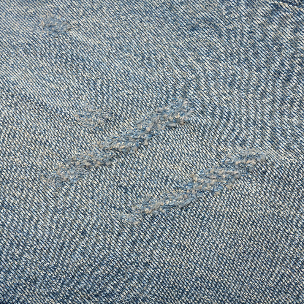Vintage Indigo Destroy Boot - Light Indigo