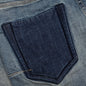 Purple Denim P001 - Indigo Four Pocket Destroy w/ Silicone Outline
