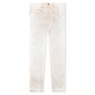 P001 - White Neon Stitch Orange
