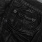 Purple Denim P001 - Worn Grey Black Coated