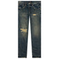 P002 - Distressed Dirty Indigo Blowout