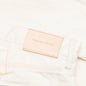 P003 - White Vintage Distress Crop