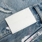 Purple Denim P011 - Heavy Repairs And Paint Light Indigo