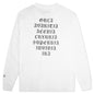 Lawrence L/S Tee - White Sins