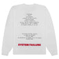 Lawrence L/S Tee - White System Failure