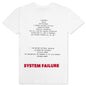 Pablo S/S T-Shirt - White/System Failure