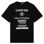 I Love You Big Fit T-Shirt - Black