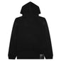 R Embroidery and Patch Hoodie - Black/Orange