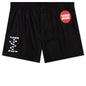 Patched Boxer Shorts - Black