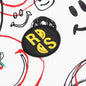 Raf Simons x Smiley Student Drawing Print Big Fit T-Shirt - White