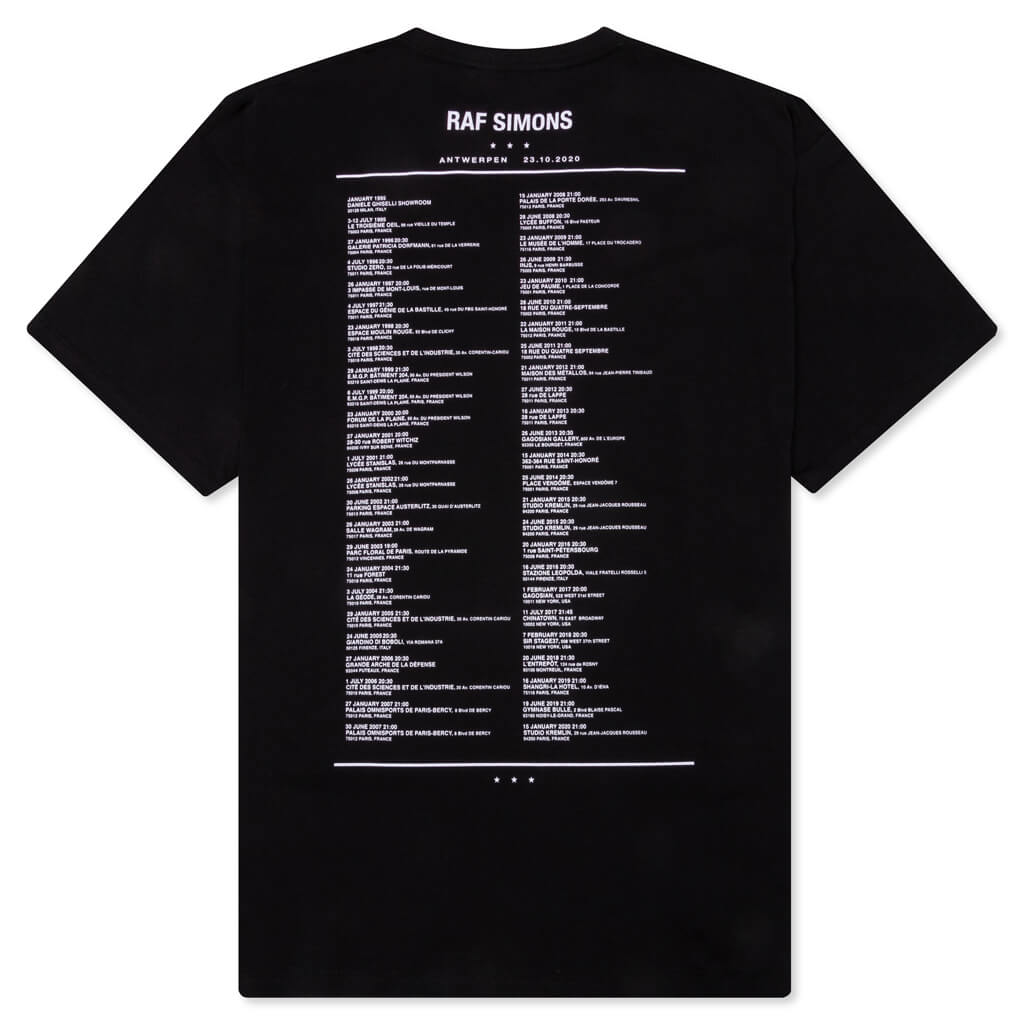 Teenage Dreams Big Fit Tour T-Shirt - Black