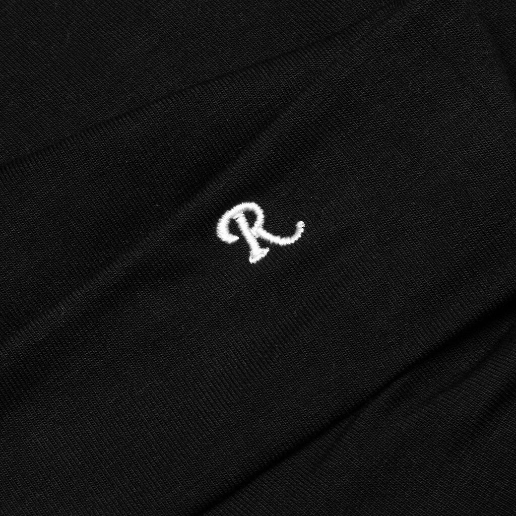 Uni Sous Pull Rollneck Top - Black/White
