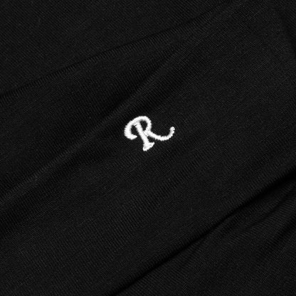Uni Sous Pull Rollneck Top - Black/White