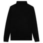 Uni Sous Pull Rollneck Top - Black/White