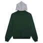 Checker Hooded Sweatshirt - Khaki