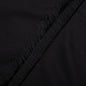 Rayon Jersey Fringe Boot-Cut Track Pant - Black