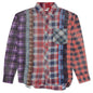 Rebuild by Flannel Shirt 7 Cuts Shirt / Reflection - Red/Grey