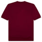Red Emblem S/S Polo Neck - Burgundy